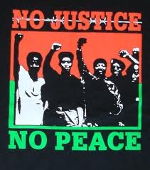 no justice no peace
